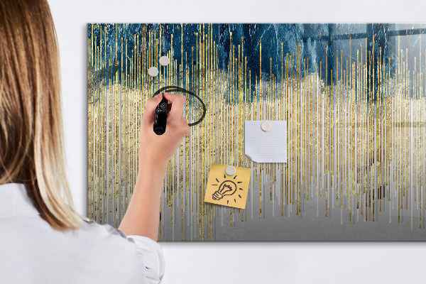 Popisovatelná magnetická tabule Barevný panel pro prezentaci fotografií