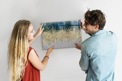 Popisovatelná magnetická tabule Barevný panel pro prezentaci fotografií