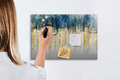 Popisovatelná magnetická tabule Barevný panel pro prezentaci fotografií