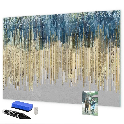 Popisovatelná magnetická tabule Barevný panel pro prezentaci fotografií