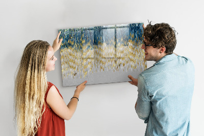 Popisovatelná magnetická tabule Barevný panel pro prezentaci fotografií