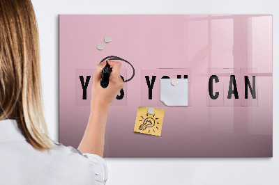 Magnetická psací tabule Inspirativní prostor pro sebevyjádření