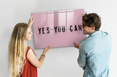 Magnetická psací tabule Inspirativní prostor pro sebevyjádření