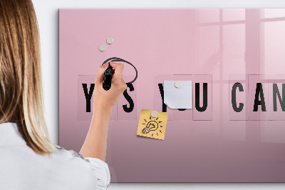 Magnetická psací tabule Inspirativní prostor pro sebevyjádření