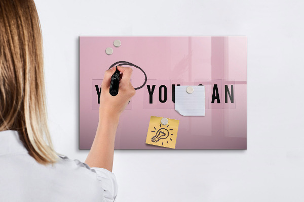 Magnetická psací tabule Inspirativní prostor pro sebevyjádření