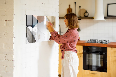 Popisovatelná magnetická tabule Kreativní prostor pro prezentaci fotografií