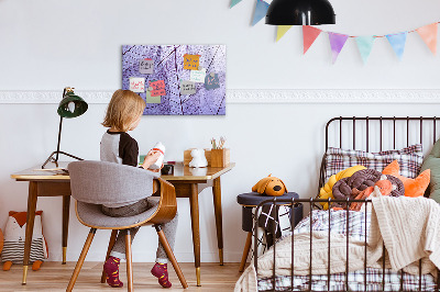 Popisovatelná magnetická tabule Kreativní nástěnka pro vystavení fotografií