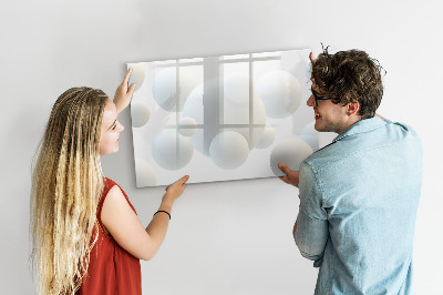 Magnetická psací tabule Prostor pro vzpomínky a poznámky