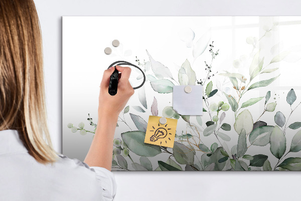 Popisovatelná magnetická tabule Dekorativní tabule na fotografie a poznámky