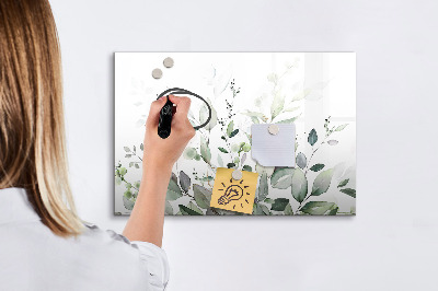 Popisovatelná magnetická tabule Dekorativní tabule na fotografie a poznámky