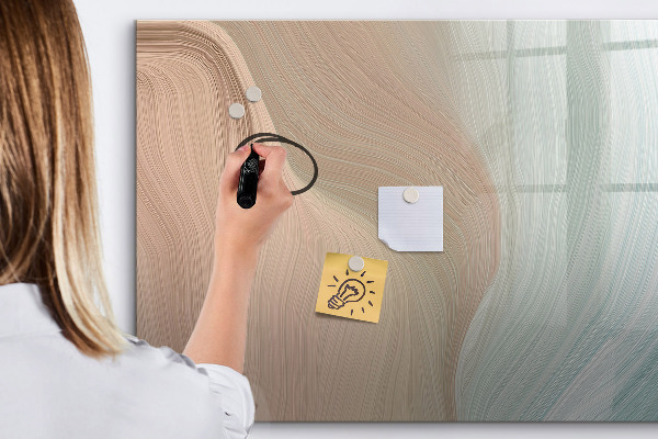 Popisovatelná magnetická tabule Moderní tabule na poznámky a fotografie