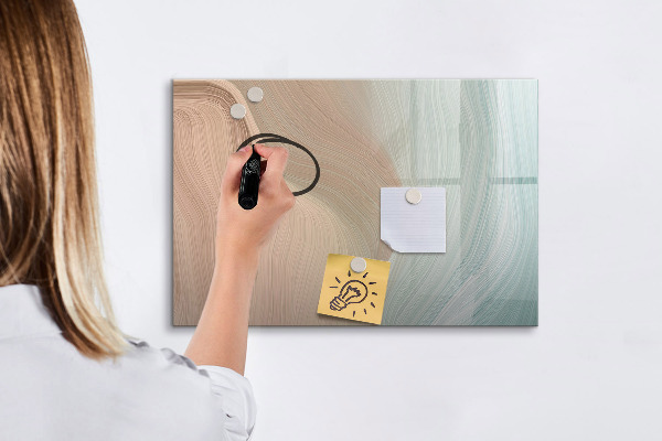 Popisovatelná magnetická tabule Moderní tabule na poznámky a fotografie