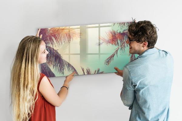 Magnetická psací tabule Letní vzpomínky v tropickém stylu