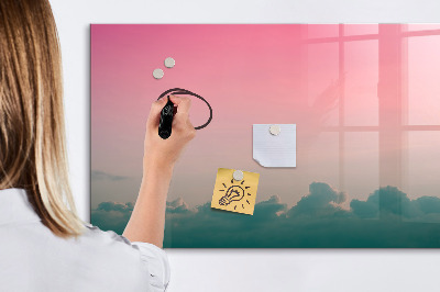 Magnetická psací tabule Barevná tabule na poznámky a fotografie