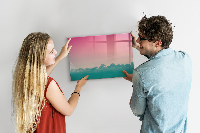 Magnetická psací tabule Barevná tabule na poznámky a fotografie