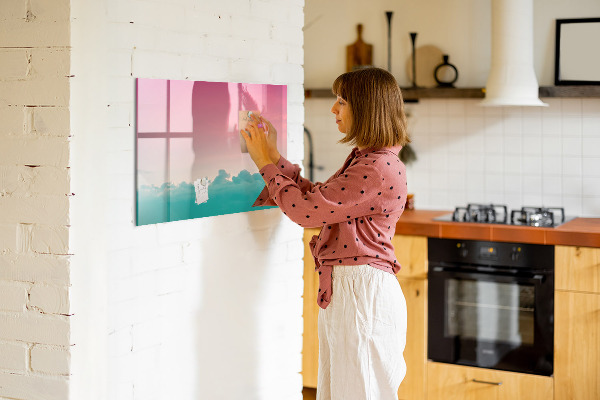 Magnetická psací tabule Barevná tabule na poznámky a fotografie
