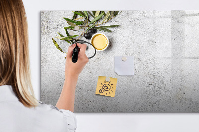Popisovatelná magnetická tabule Stylová deska na poznámky a fotografie