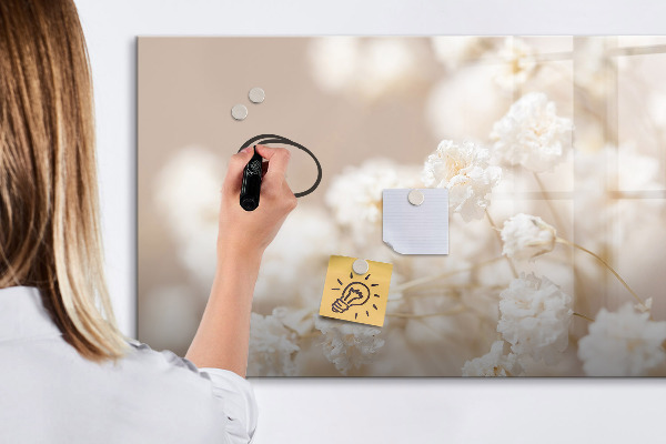 Magnetická psací tabule Kreativní místo pro vzpomínky a fotografie