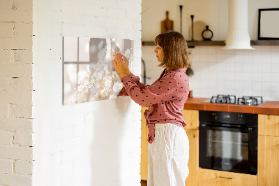 Magnetická psací tabule Kreativní místo pro vzpomínky a fotografie