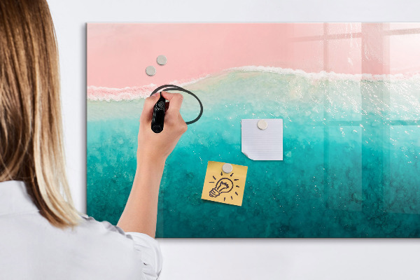 Magnetická psací tabule Barevná tabule na poznámky a fotografie