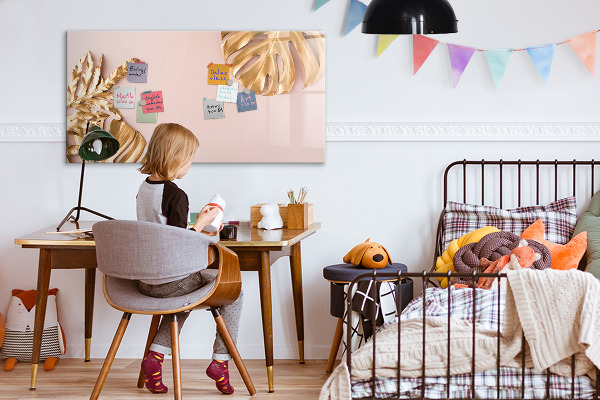 Popisovatelná magnetická tabule Stylová tabule pro prezentaci fotografií