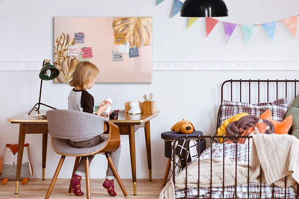 Popisovatelná magnetická tabule Stylová tabule pro prezentaci fotografií