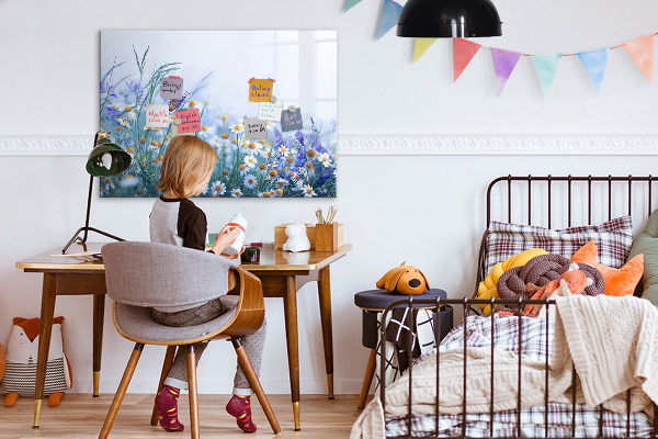 Popisovatelná magnetická tabule Kreativní prostor pro vzpomínky a fotografie