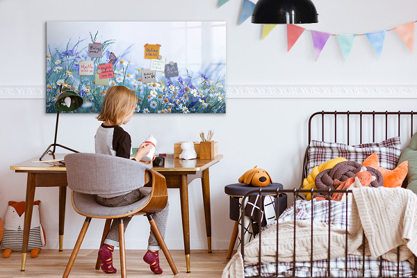 Popisovatelná magnetická tabule Kreativní prostor pro vzpomínky a fotografie