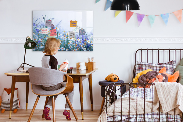 Popisovatelná magnetická tabule Kreativní prostor pro vzpomínky a fotografie