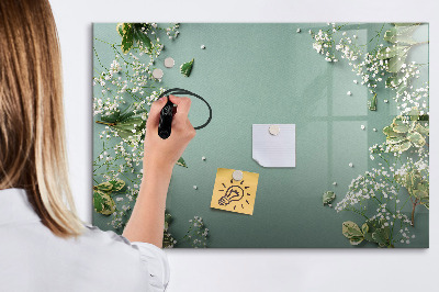 Magnetická psací tabule Stylová deska na poznámky a fotografie