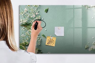 Magnetická psací tabule Stylová deska na poznámky a fotografie