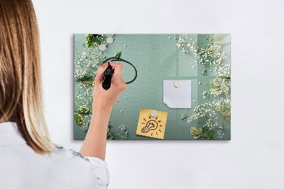 Magnetická psací tabule Stylová deska na poznámky a fotografie