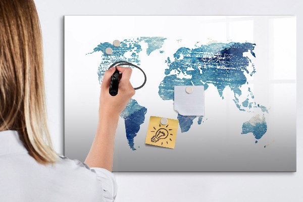 Popisovatelná magnetická tabule Mapa vzpomínek s osobními fotografiemi