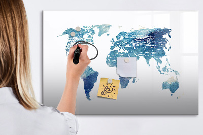 Popisovatelná magnetická tabule Mapa vzpomínek s osobními fotografiemi