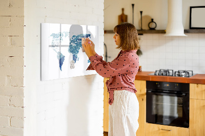 Popisovatelná magnetická tabule Mapa vzpomínek s osobními fotografiemi