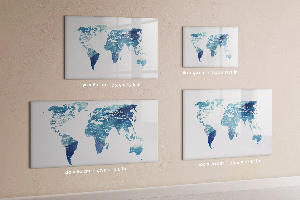 Popisovatelná magnetická tabule Mapa vzpomínek s osobními fotografiemi