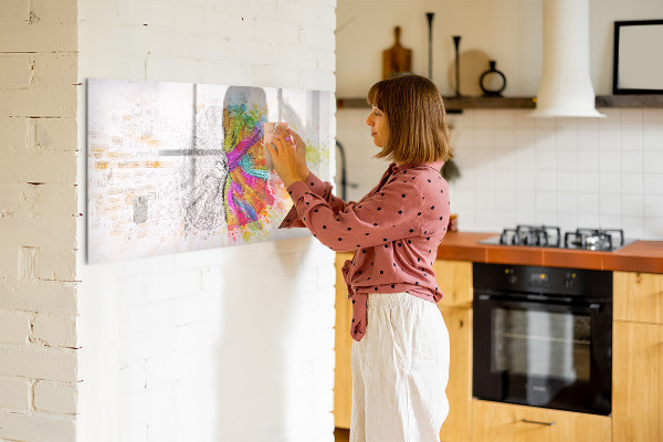 Magnetická psací tabule Kreativní prostor pro vzpomínky a nápady