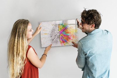 Magnetická psací tabule Kreativní prostor pro vzpomínky a nápady