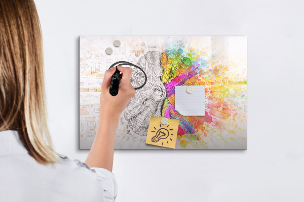 Magnetická psací tabule Kreativní prostor pro vzpomínky a nápady
