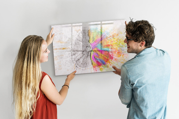 Magnetická psací tabule Kreativní prostor pro vzpomínky a nápady