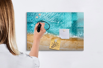 Magnetická psací tabule Stylová deska na poznámky a fotografie