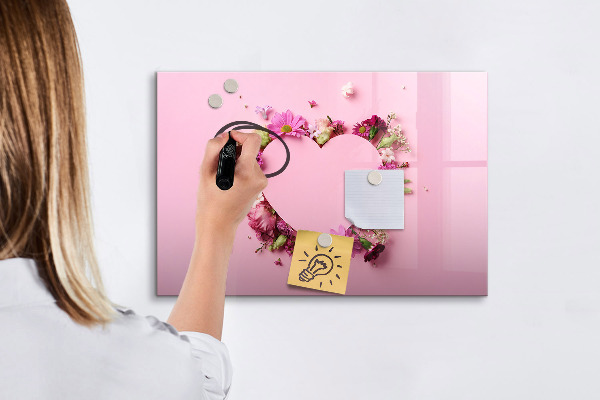 Magnetická psací tabule Kreativní tabule na fotky a poznámky