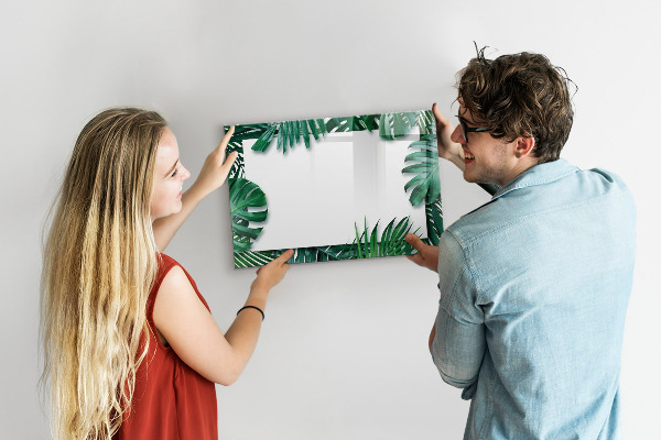 Popisovatelná magnetická tabule Zelená tabule na fotografie a poznámky