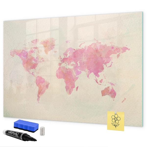 Magnetická psací tabule Mapa vzpomínek s blízkými a vaším domácím mazlíčkem
