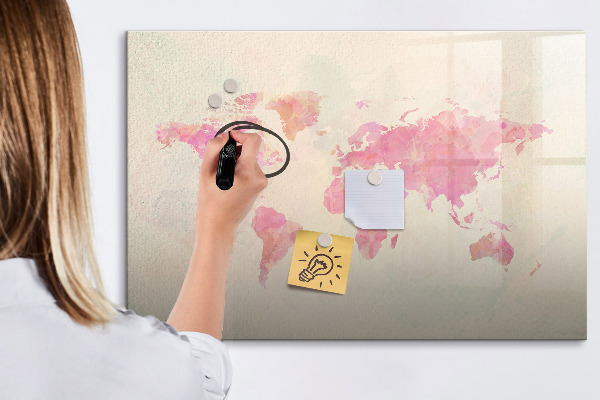 Magnetická psací tabule Mapa vzpomínek s blízkými a vaším domácím mazlíčkem