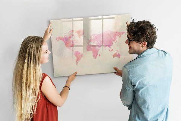 Magnetická psací tabule Mapa vzpomínek s blízkými a vaším domácím mazlíčkem