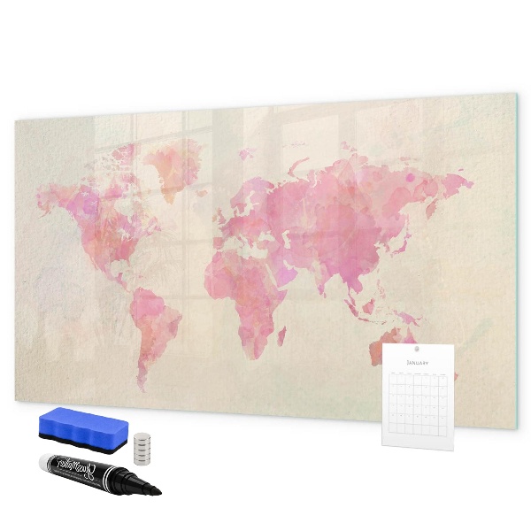 Magnetická psací tabule Mapa vzpomínek s blízkými a vaším domácím mazlíčkem