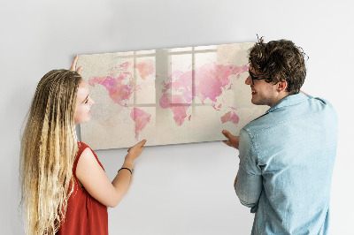 Magnetická psací tabule Mapa vzpomínek s blízkými a vaším domácím mazlíčkem