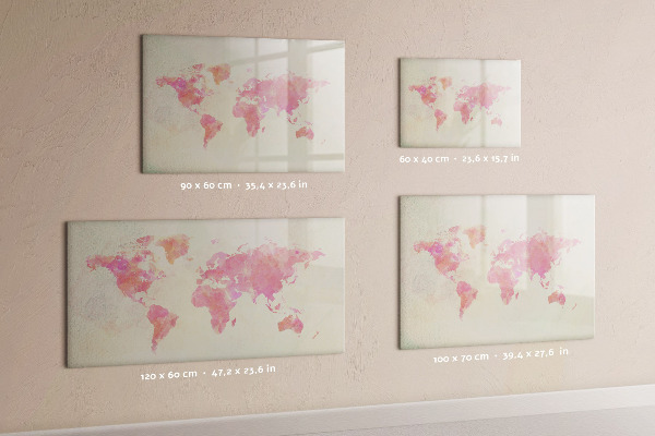 Magnetická psací tabule Mapa vzpomínek s blízkými a vaším domácím mazlíčkem