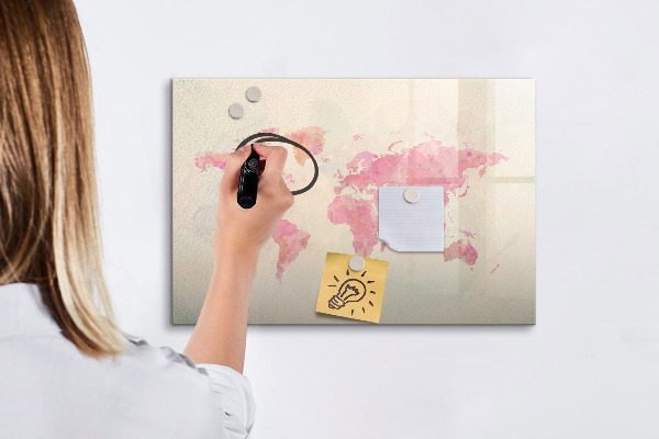 Magnetická psací tabule Mapa vzpomínek s blízkými a vaším domácím mazlíčkem